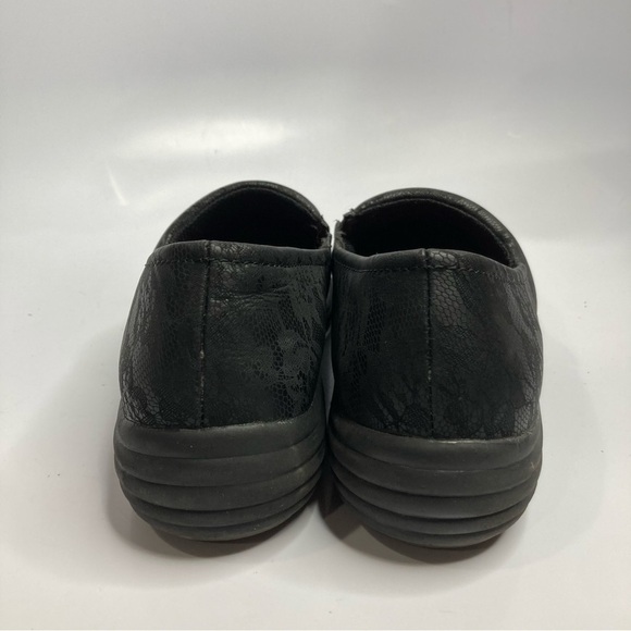 Sanita clogs o2 black leather floral size 38 - Picture 3 of 6